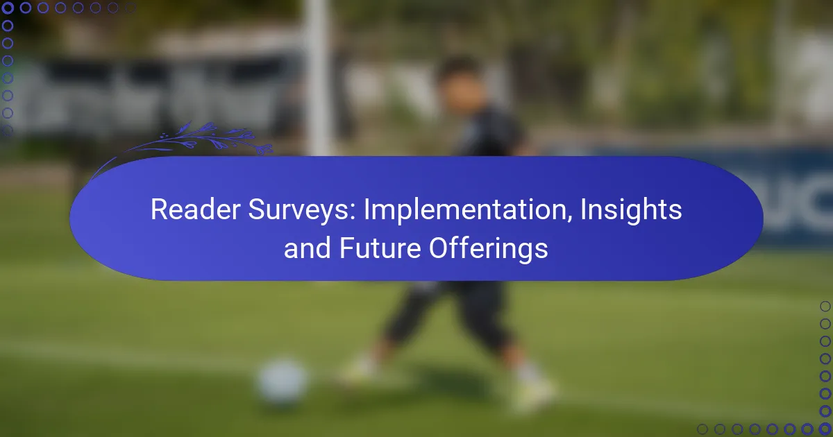 Reader Surveys: Implementation, Insights and Future Offerings