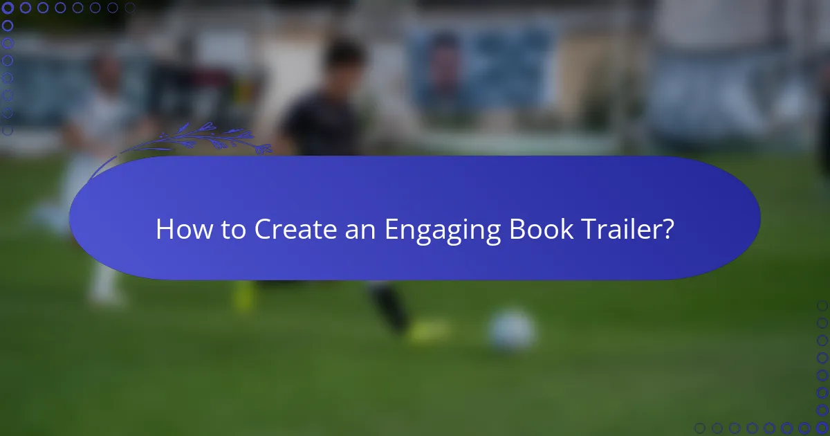 How to Create an Engaging Book Trailer?