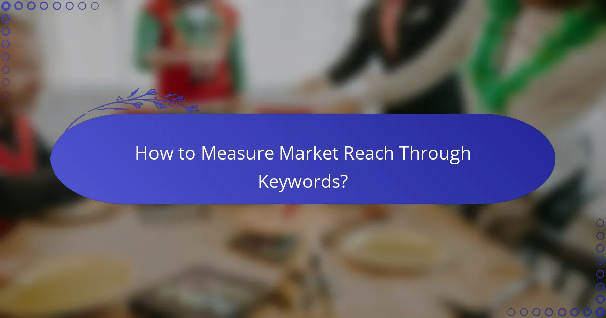 How to Measure Market Reach Through Keywords?