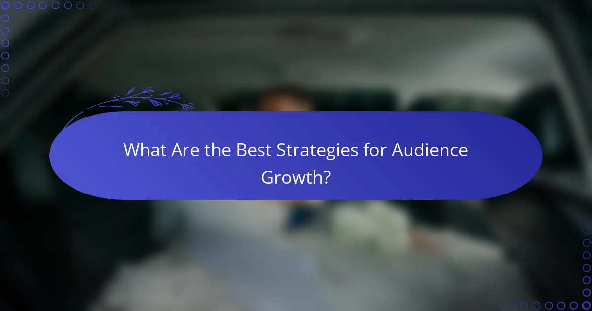 What Are the Best Strategies for Audience Growth?