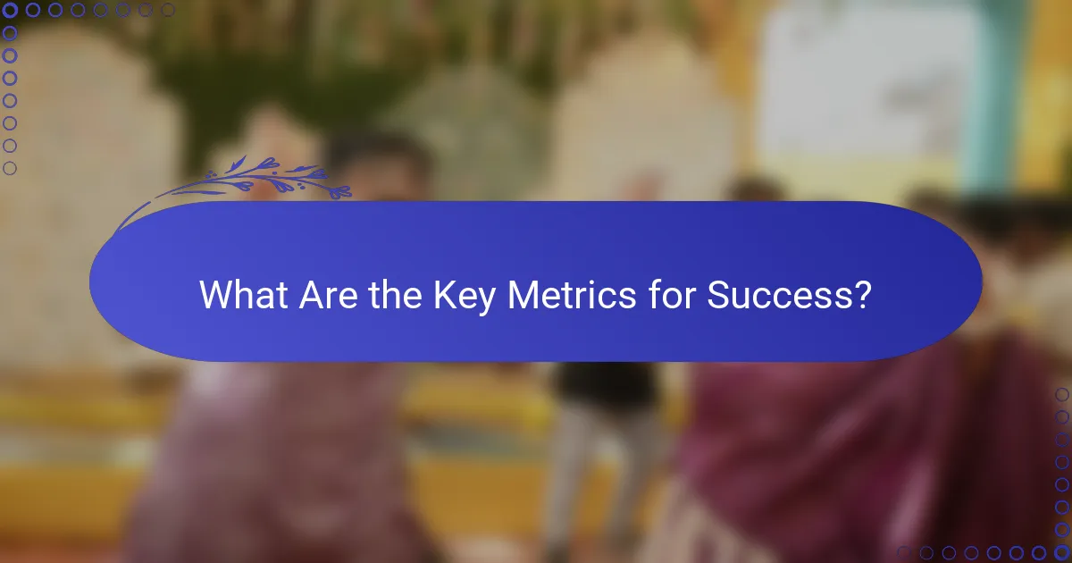 What Are the Key Metrics for Success?