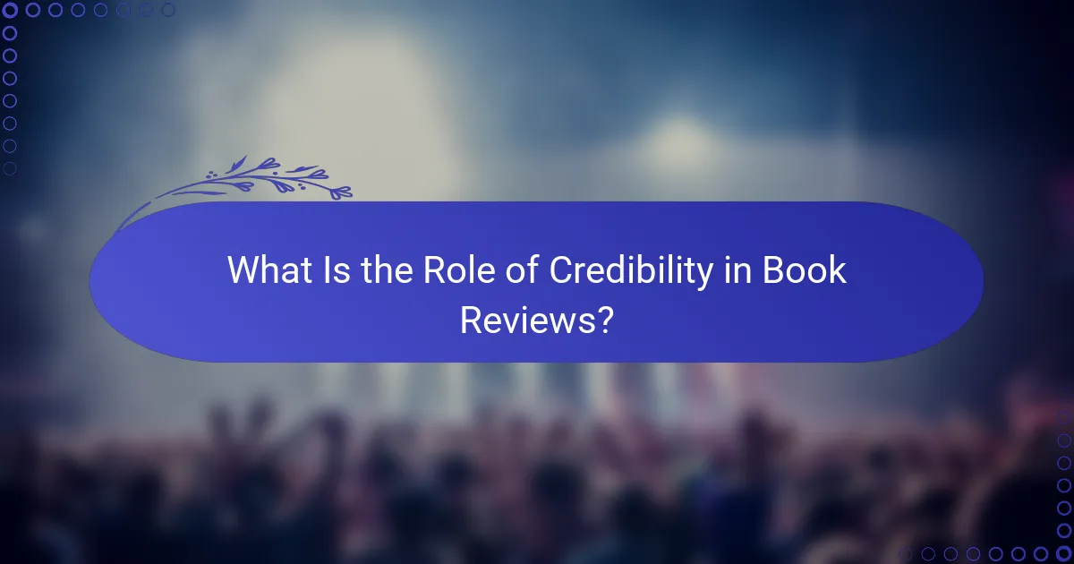 What Is the Role of Credibility in Book Reviews?