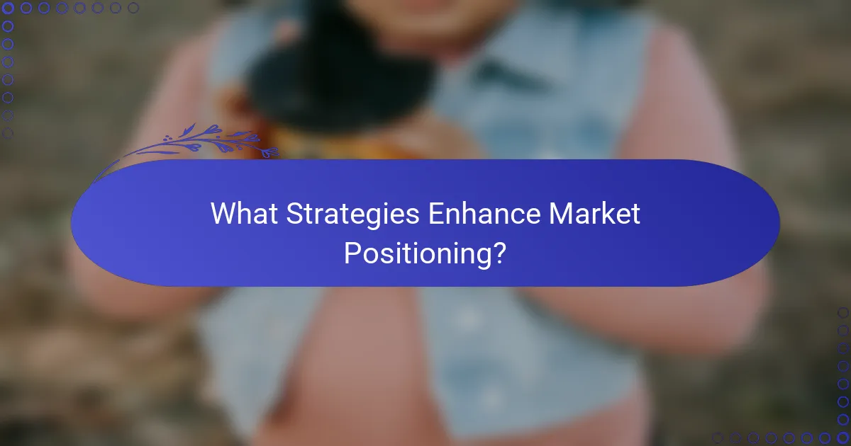 What Strategies Enhance Market Positioning?